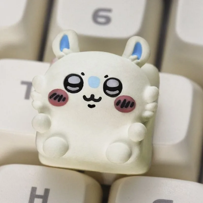 Chiikawaed Cute Anime Mechanical Keyboard Keycaps Exquisite Anime Peripheral Replacement Key Caps Custom Decorative Keyboard view 6