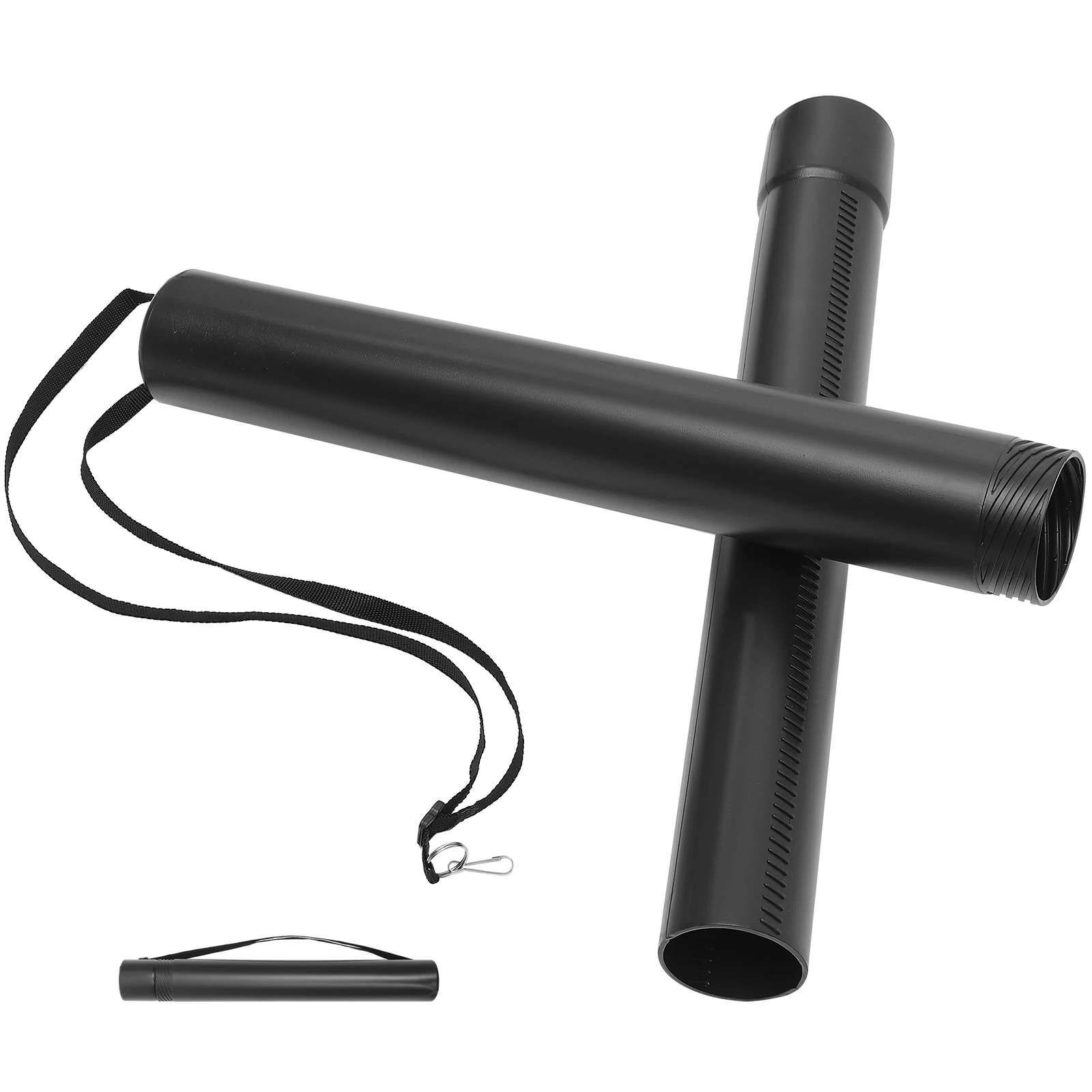Telescoping Painting Tube 48 Inches Black Poster Tubes for Storage Mailing Paper Drawing Artwork Storage Documents Scroll
