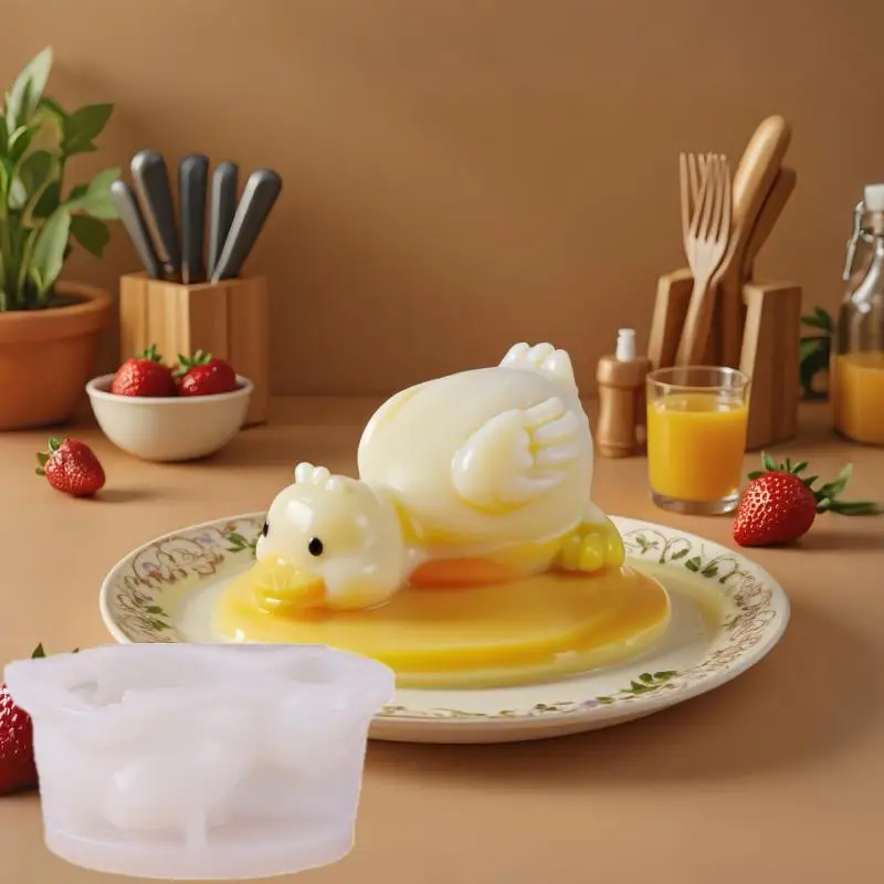 

[xxx]【xxx】Duck Milk Pudding Silicone Mold Party Jelly Bowl Cake White Cold Ice Powder Mold Cake Kitchen Decoration Accessories