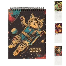 Cute Cats 2025 Calendar Funny Cats Calendar 2025 Wall Calendar Monthly Calendar Planner Christmas Gift For Cats Lovers