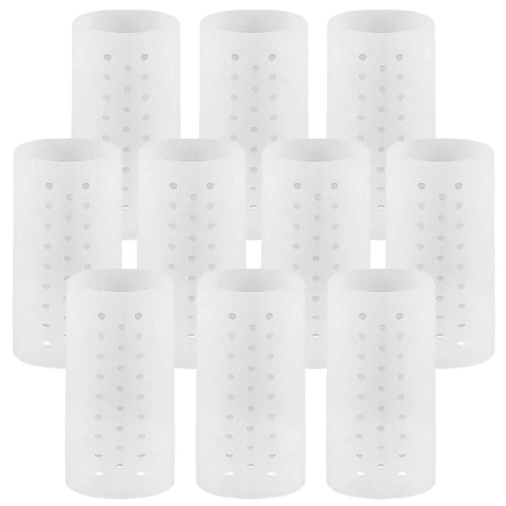 

5Pairs Toe Sleeves Soft Skin-Friendly Reusable Anti-Friction Protection for Daily Sports High Heels Comfortable Elastic Toe