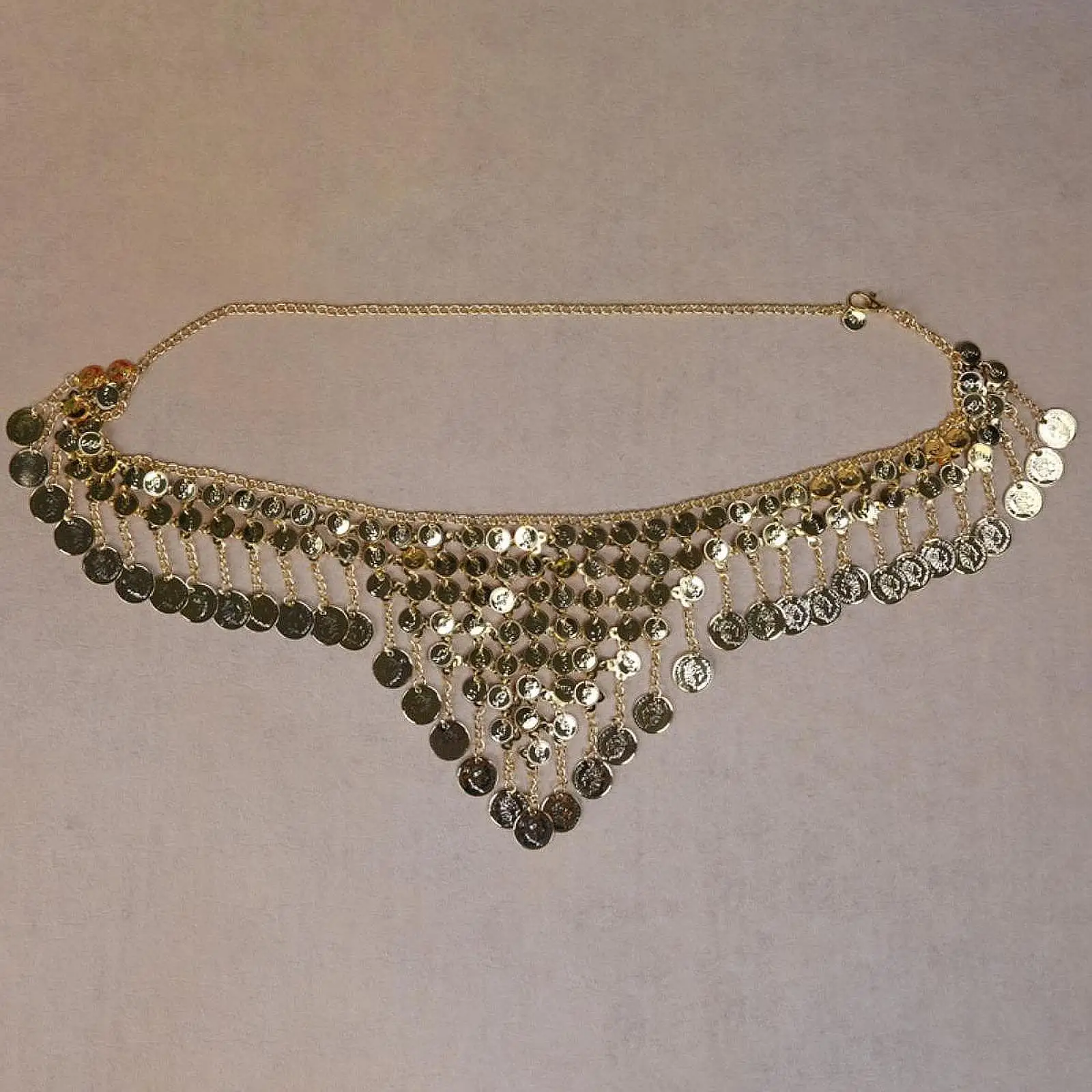 Münzen, Bauchtanz, Hüfttuch, Gürtel, angenehm zu tragen, leicht, universelle Größe, Taillenkette für Damen, Kleid, robust, vielseitig