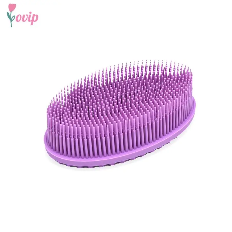 Exfoliating Silicone Body Scrubber Easy to Clean Lathers Well Long Lasting For Baby And More Hygienic Than Traditional Loofah