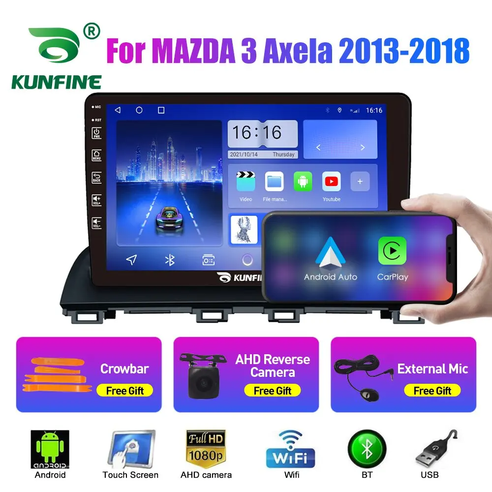 Car Radio For MAZDA 3 Axela 13-18 2Din Android Octa Core Car Stereo DVD GPS Navigation Player Multimedia Android Auto Carplay 