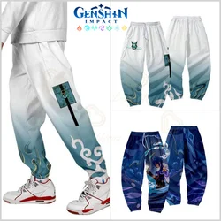 Pantalones de Jogging de Anime Genshin Impact para hombres y mujeres, pantalones de chándal casuales de moda suave, pantalones largos de entrenamiento deportivo, primavera y otoño, nuevo