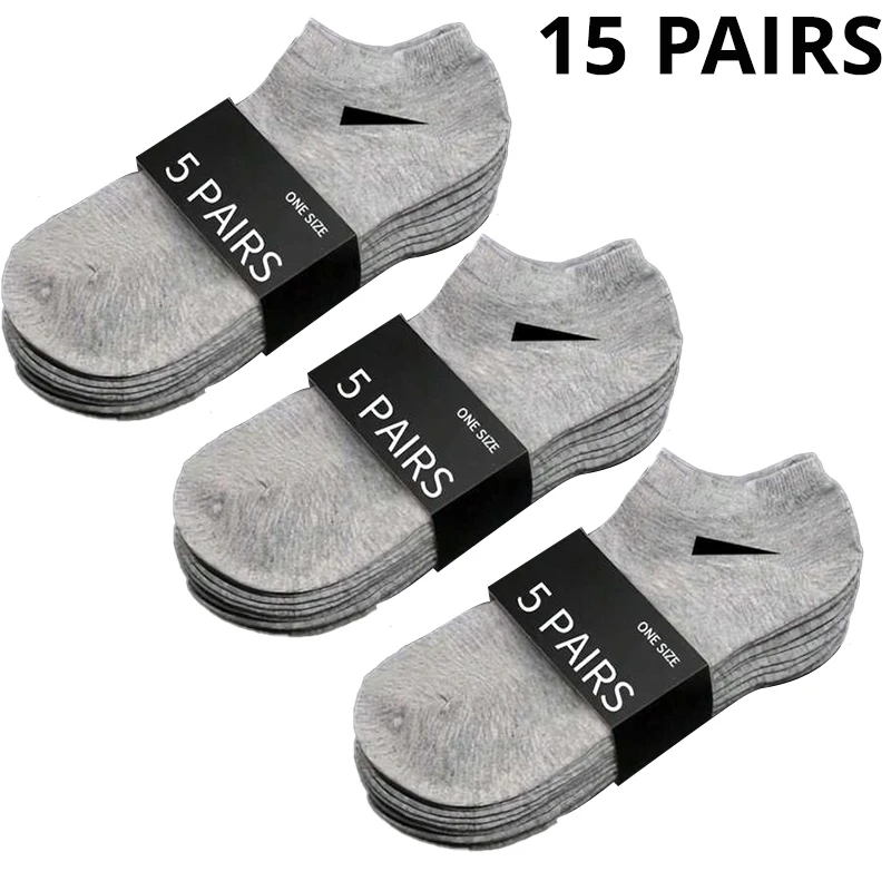 5/10/20/30 paar unisex casual effen kleur bootsokken dun ademend comfortabel anti geur zweetabsorberende enkelsokken voor mannen vrouwen