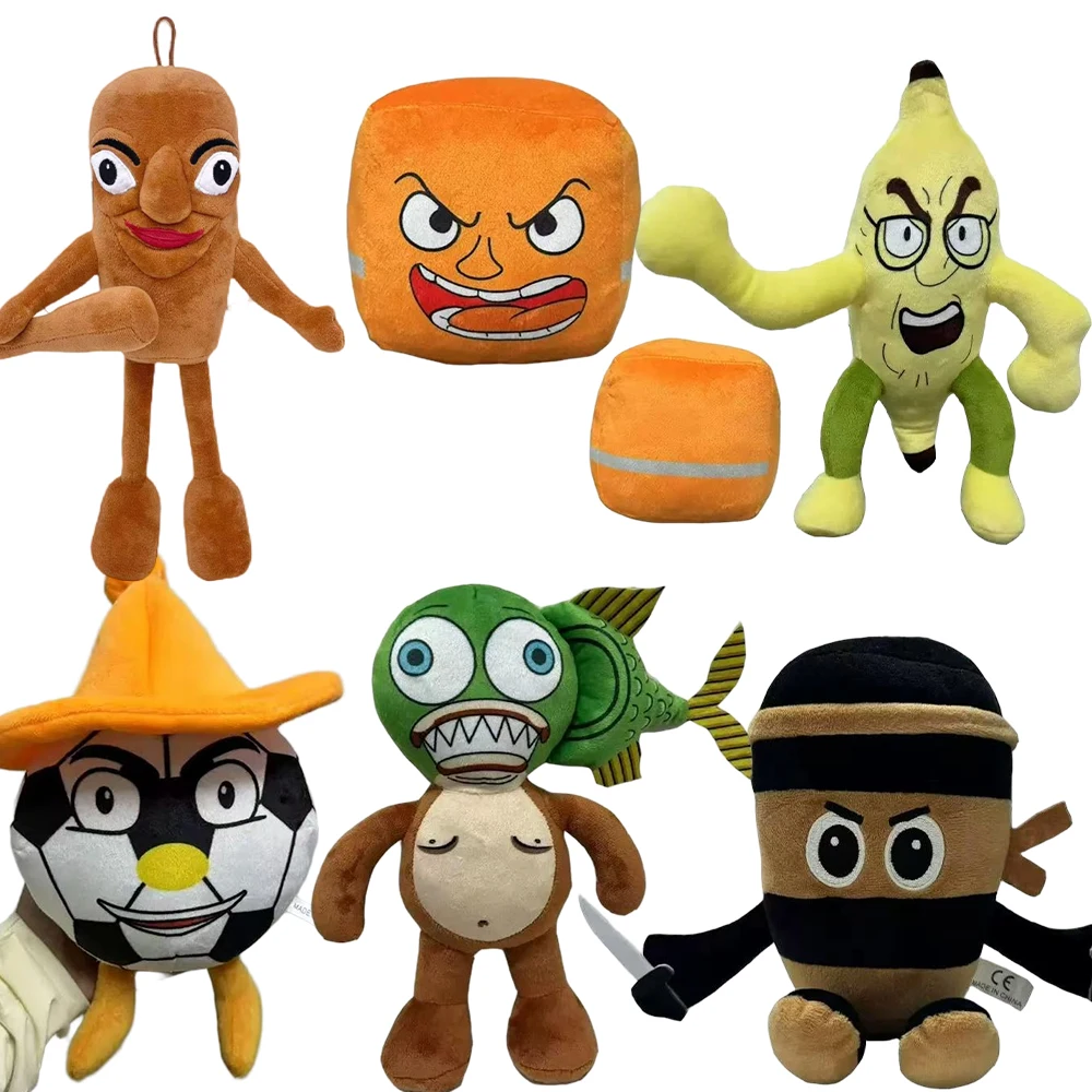 

50style Italian Brainrot Tung Tung Tung Sahur Plush Toys Tungtung Sahur Tralalero Tralala Shark Plush Soft Stuffed Toy Doll Gift