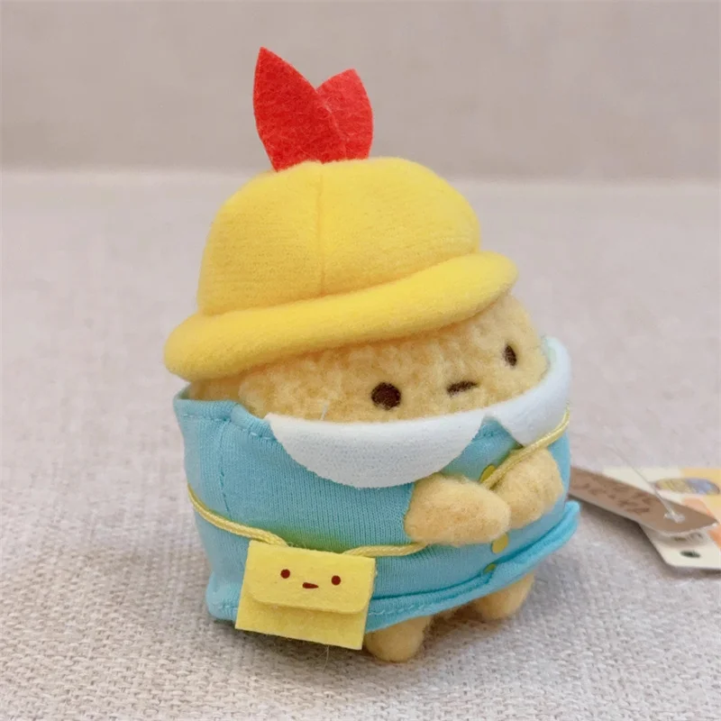Sumikko Gurashi Fried Shrimp Plush Toy Kindergarten Series Cute Kawaii Mini Stuffed Animals Kids Toys for Girls Children Gifts