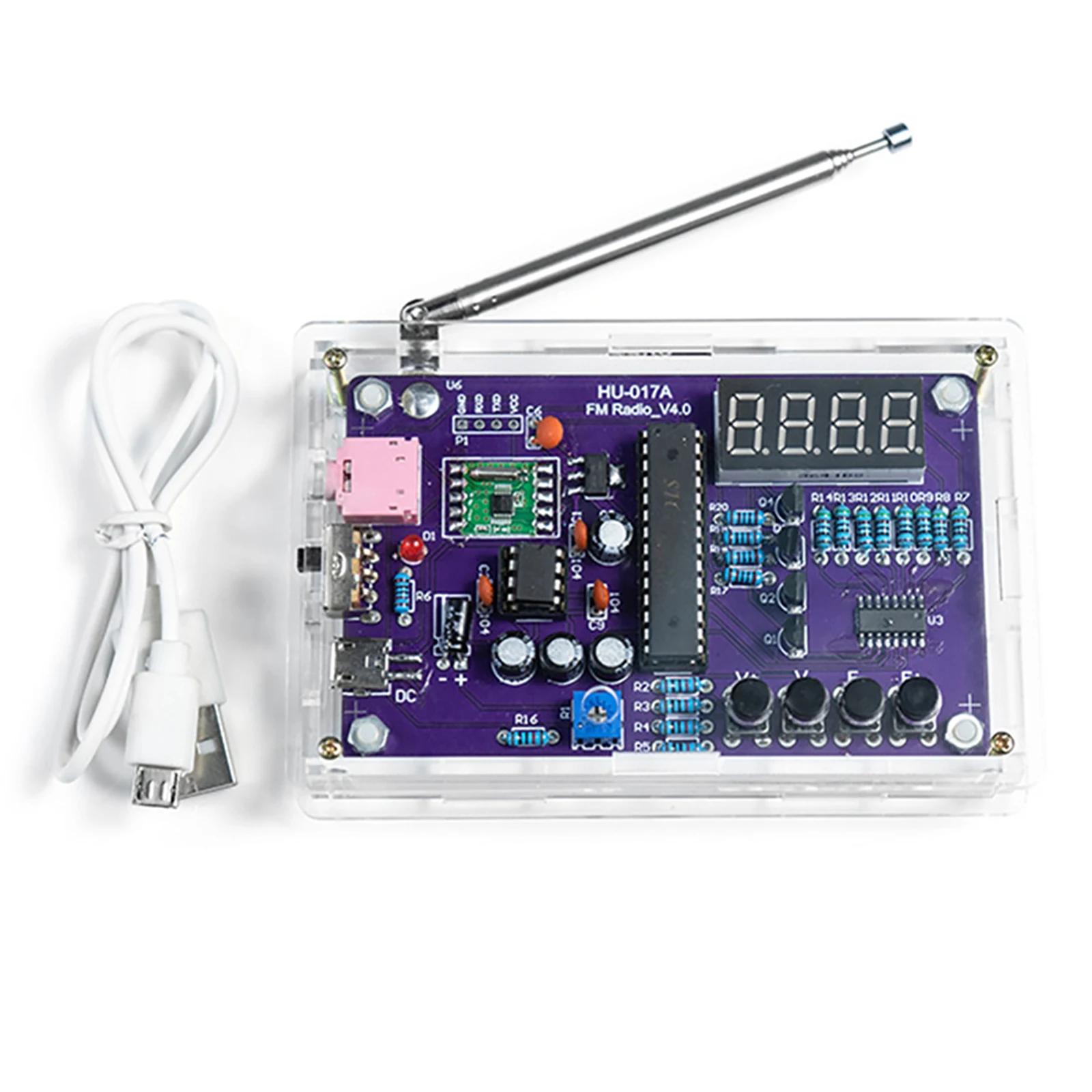 1PC DIY FM Radio Kit 87-108MHz TDA2822 Amplifier Electronic Soldering Project Practice Learning Module