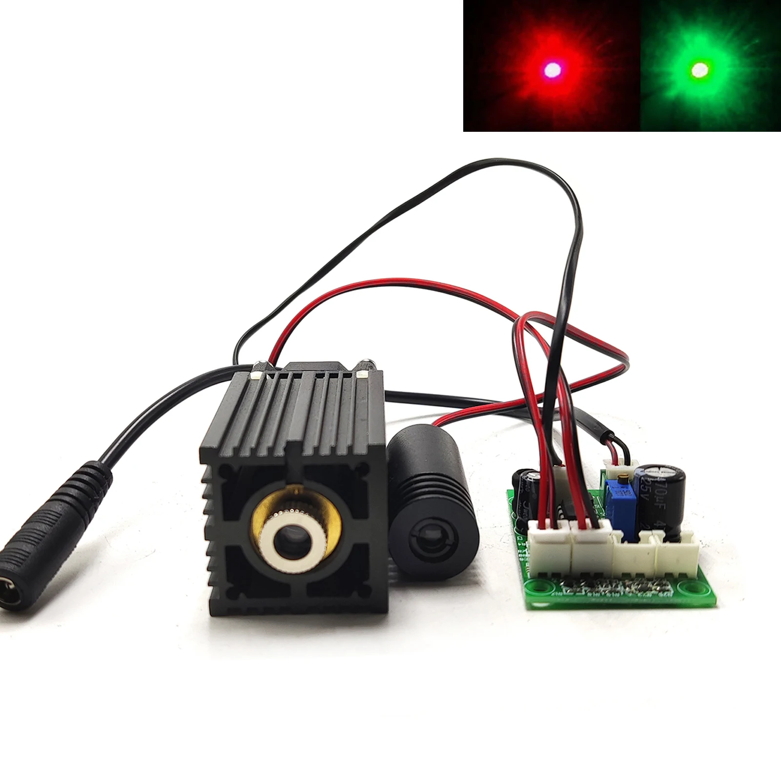 

12V 650nm 200mw Red Laser / 532nm 50mw Green Laser Module with TTL For Stage Lamp