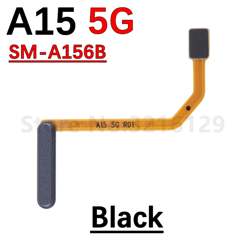 Power Home Button Menu Return Key Fingerprint Touch ID Recognition Sensor Flex Cable For Samsung A15 A155 A156 A25 A256 A55 5G