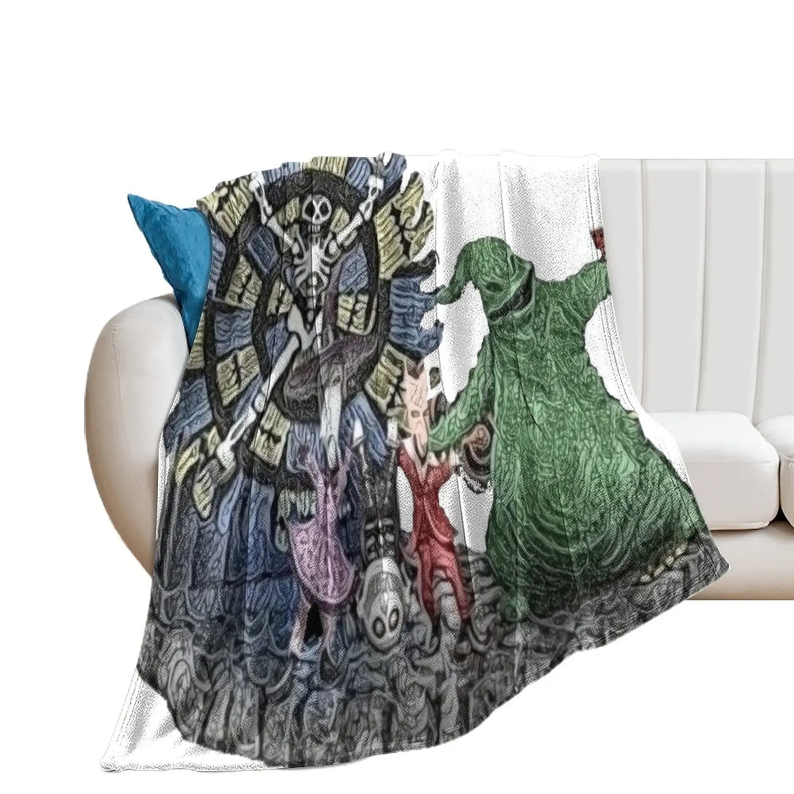 

oogie boogie crew Throw Blanket Stuffeds for winter Luxury Thicken Blankets