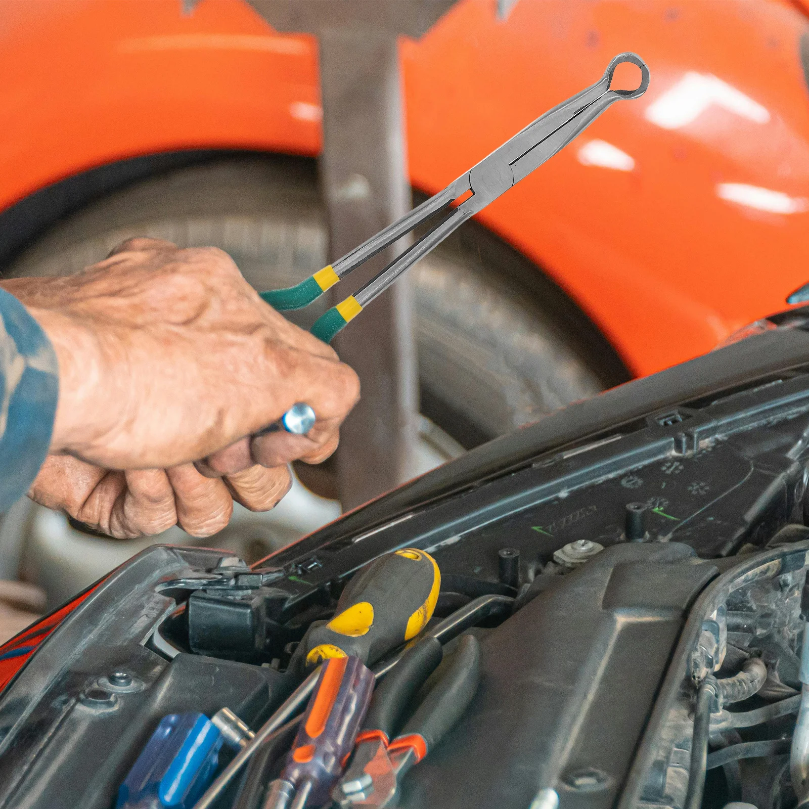 

Electrical Disconnect Pliers Car Fuel Feed Pipe Heavy Duty Fuel Line Disconnect Tool Hose Clamp Removal Automotive Spark Plug