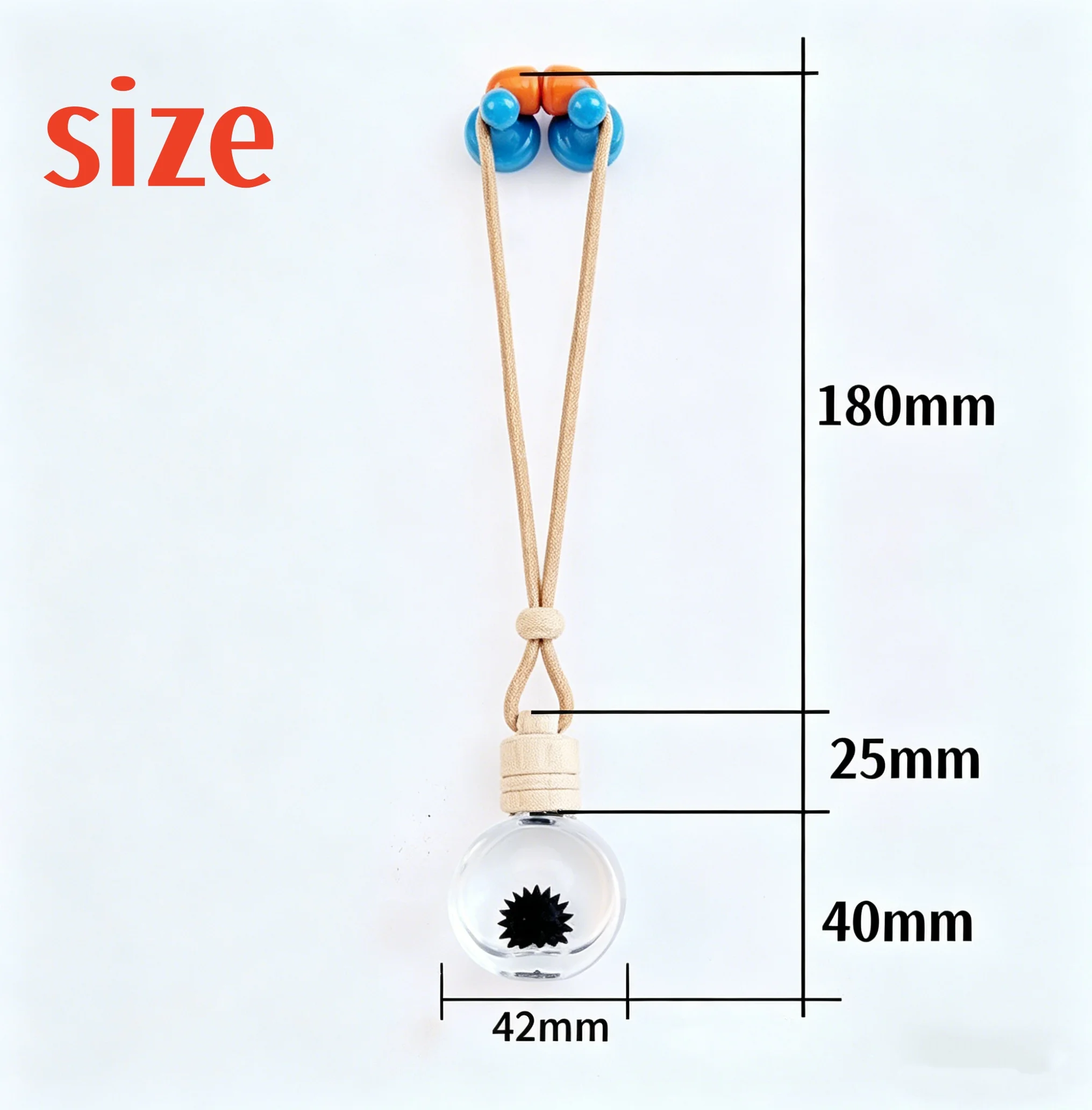 Ferrofluid Pendant Necklace Magnetic Fluid Fun Fidget Toy Liquid Casual Decor Stress Relief Home Office Desktop Ornament Present