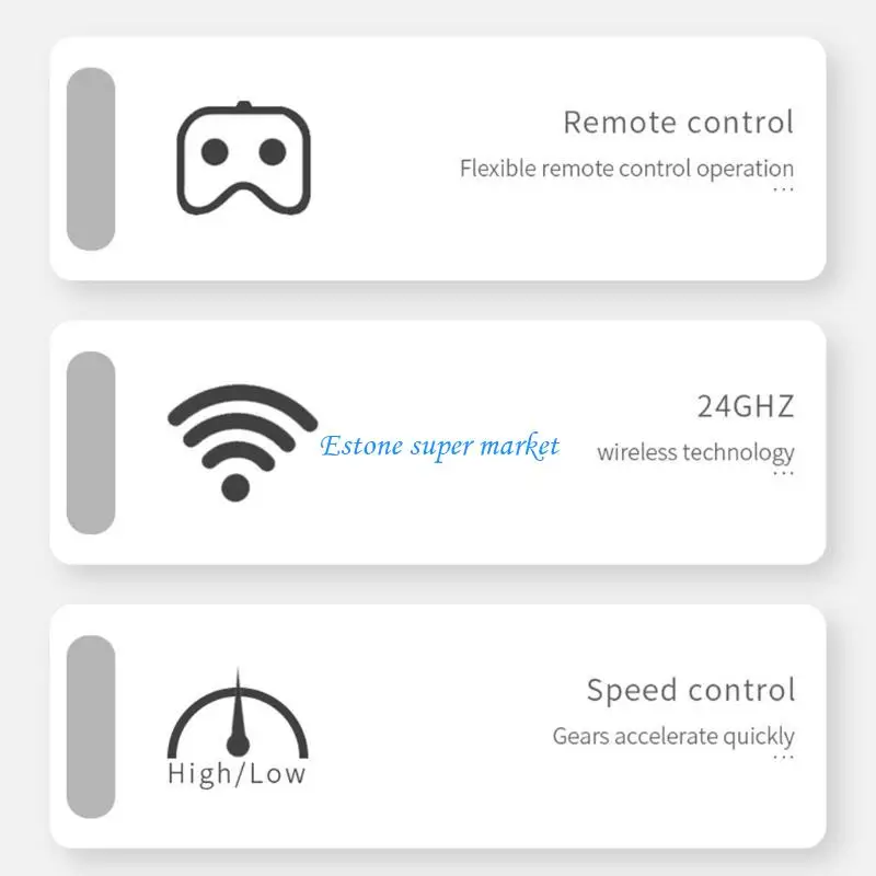 090B Bela novidade barco controle remoto Waterprof Drift com brinquedo leve balanço flexível