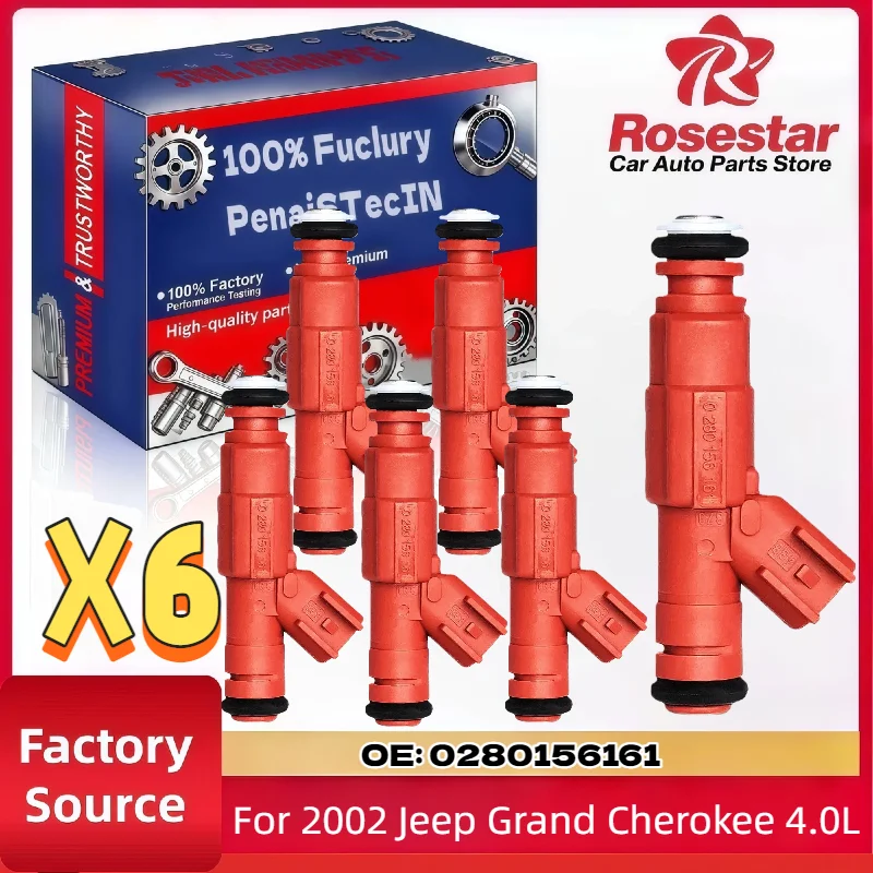 6Pcs Fuel Injector …