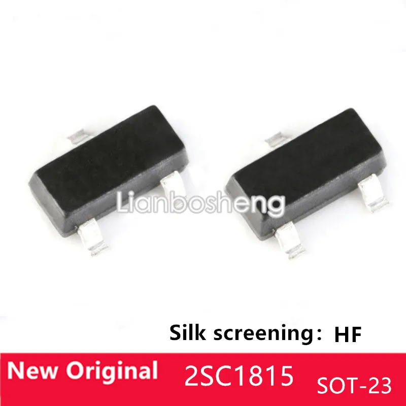 100PCS SMD C1815 silk screen: HF SOT-23 NPN SMD transistor 2SC1815