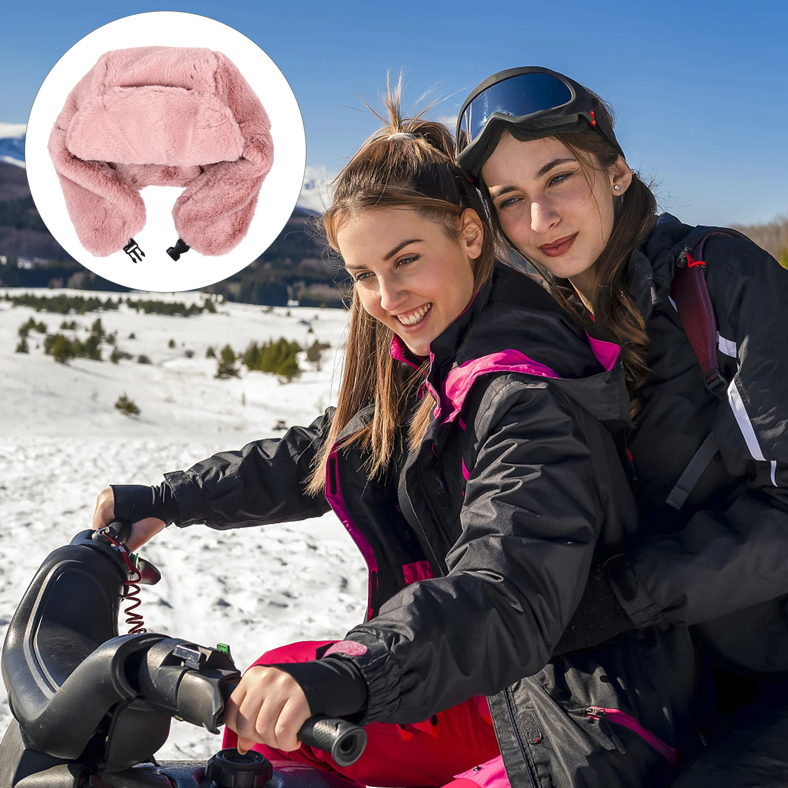 

Winter Hat Outdoor Ear Protectors Hats Thick Warm Protection Wind-proof Cap