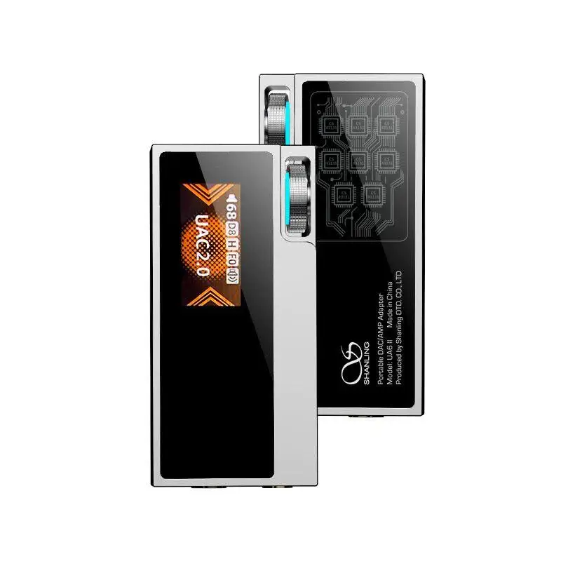 UA6 II Portable DAC Amp, 8×CS43131 HiFi USB-C Dongle, 3.5mm+4.4mm PCM768kHz DSD512 OLED