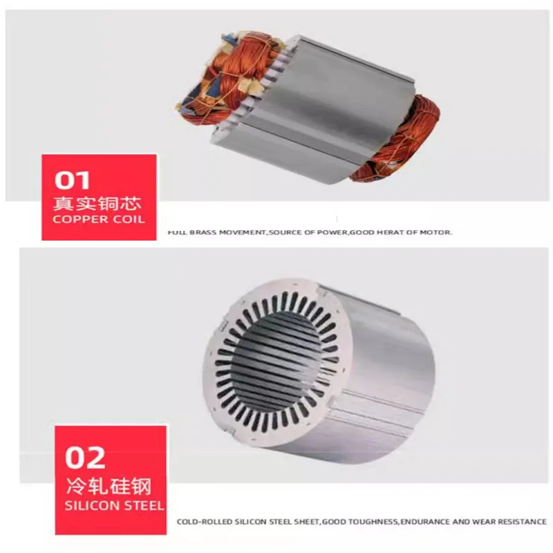 100W Household Electric Grinding Polishing Table Grinding Coarse and Fine Double Grinding Wheels Small Grinding Machine