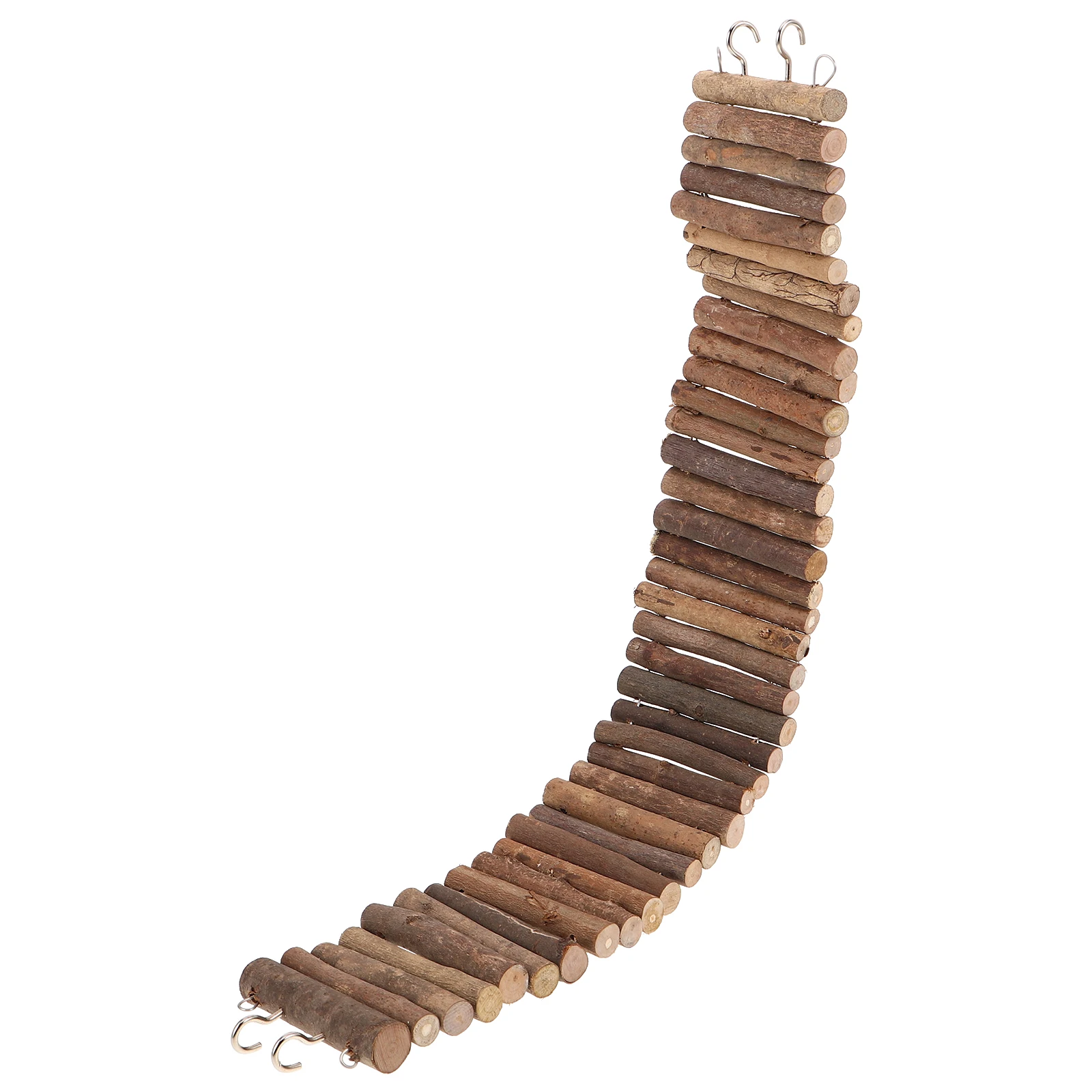 

Pet Hamster s Bendable Ladder Bridge Tunnel Climbing Arch The Fence Gerbil Wooden Platform