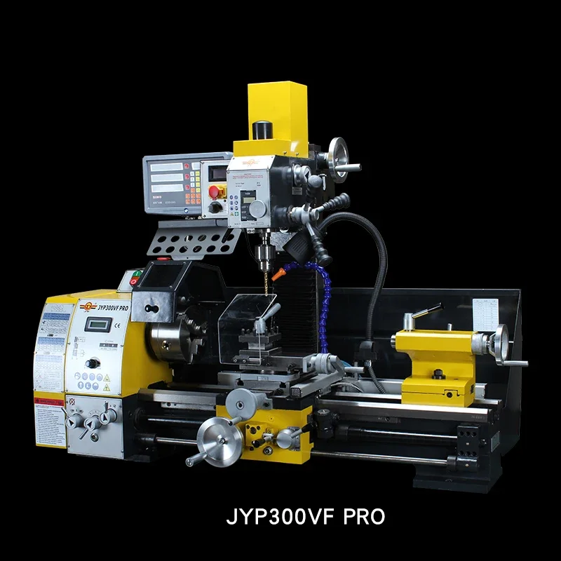 For JYP300VF Household Small Multi-Function Lathe Bench Drill Turning Drilling And Milling Machine Metal Mill Machine 1500W