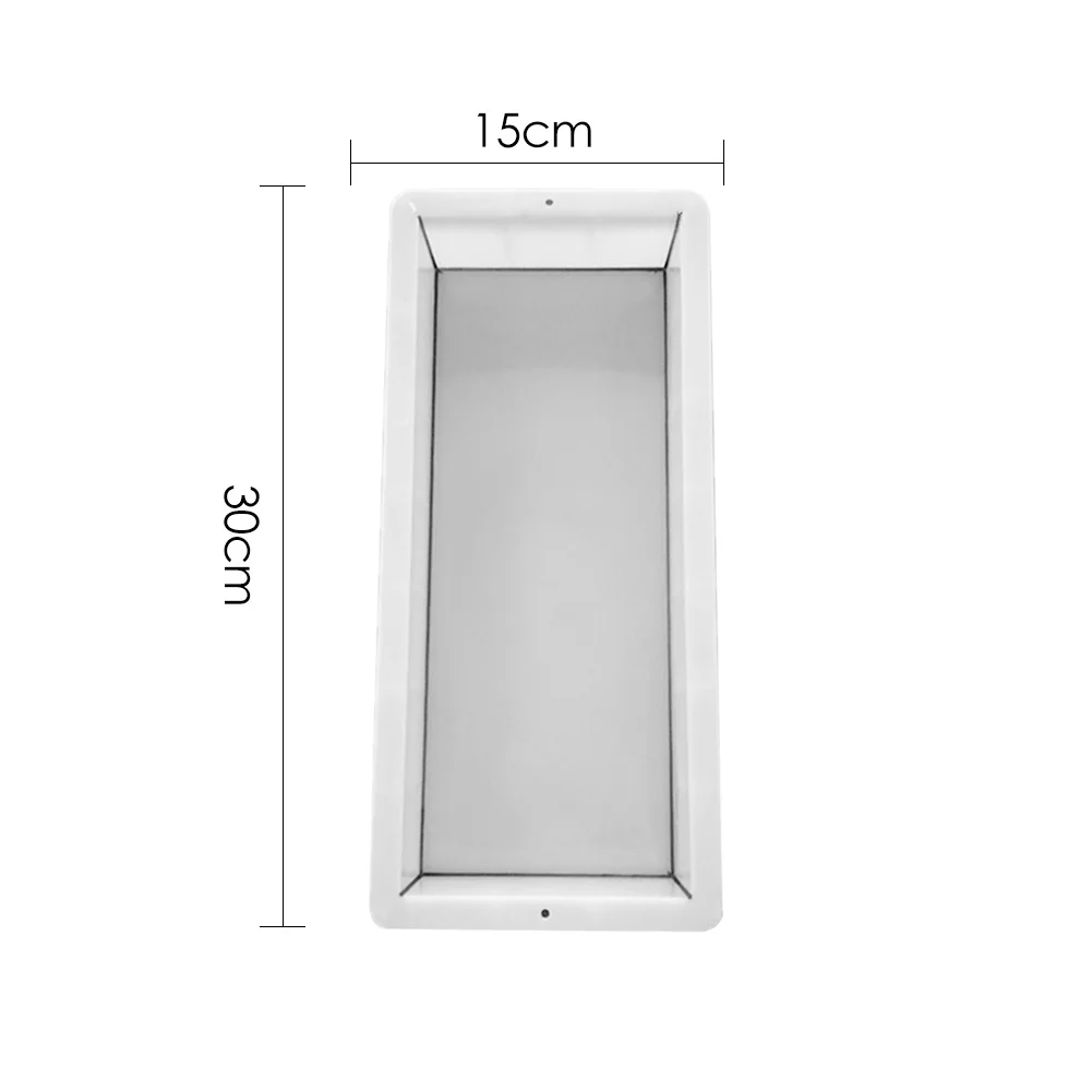 Garden Path Paving Moulds Home DIY Concrete Reusable Rectangle-shaped Stone Mold