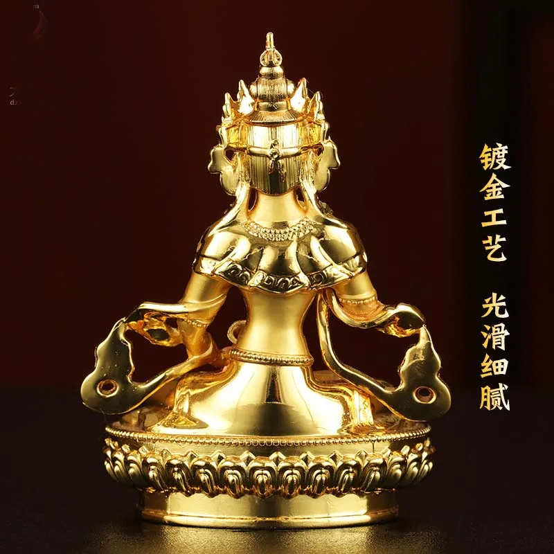 Tibet Nepal temple Buddha Vajrasattva Mandala Statue amulet family protective talisman Bless health safety and good luck
