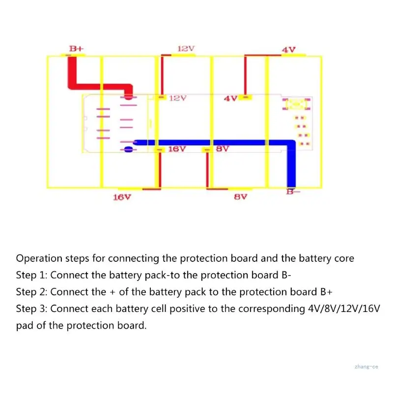 M5TD Easy Installation Battery PCB Board Safe Charging for Protection Adapter for M18