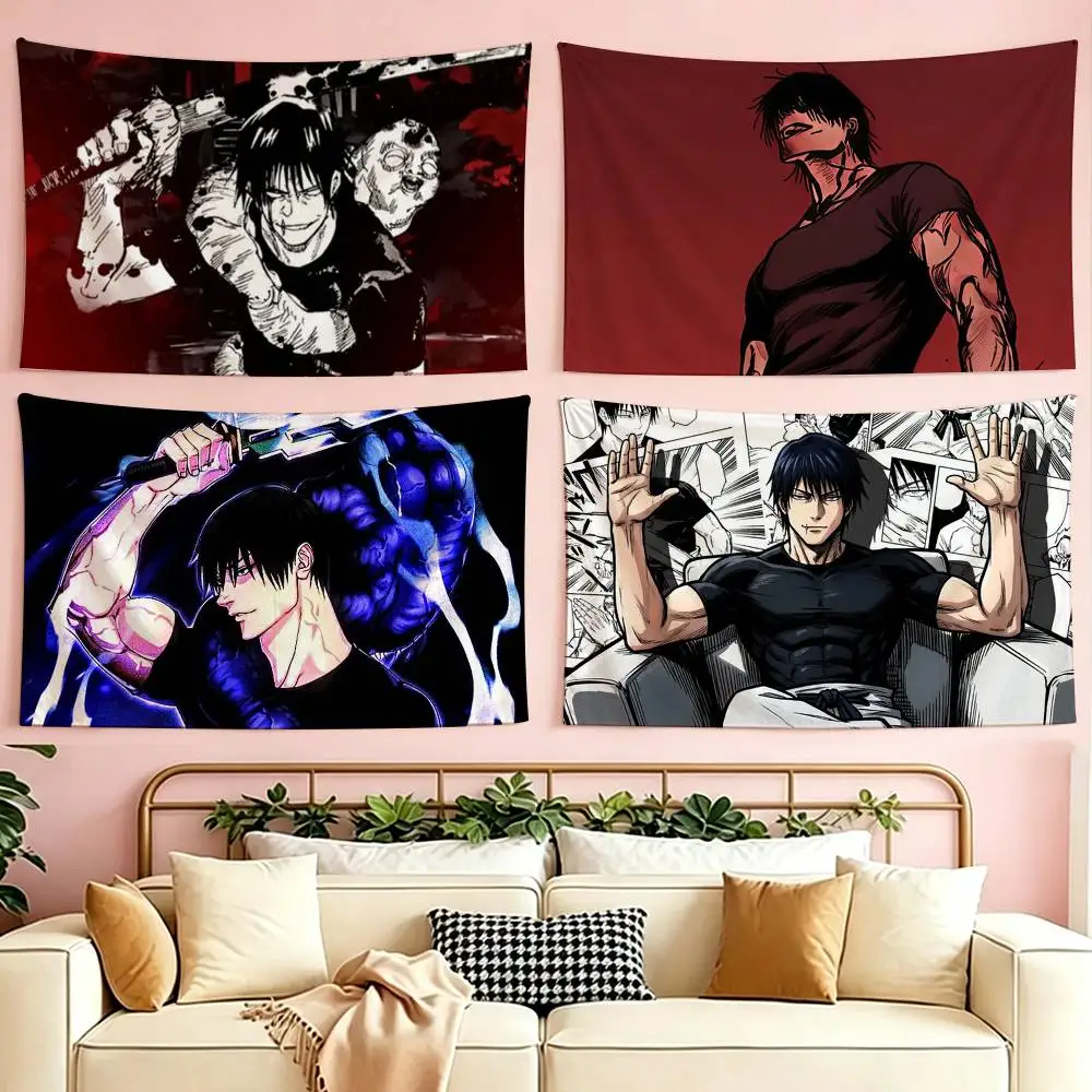Toji Fushiguro Jujutsu Kaisen flag Suitable For Party Club Outdoor Interior Wall Decoration Banner Fans Gift