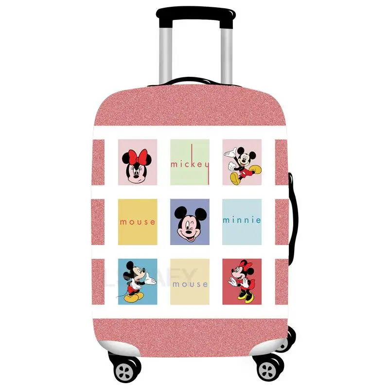 Luggage Protective Cover Daisy Duck Pattern Suitcase Dustproof Cover Trolley Stretch Fabric Case Elastic Travel Accessories