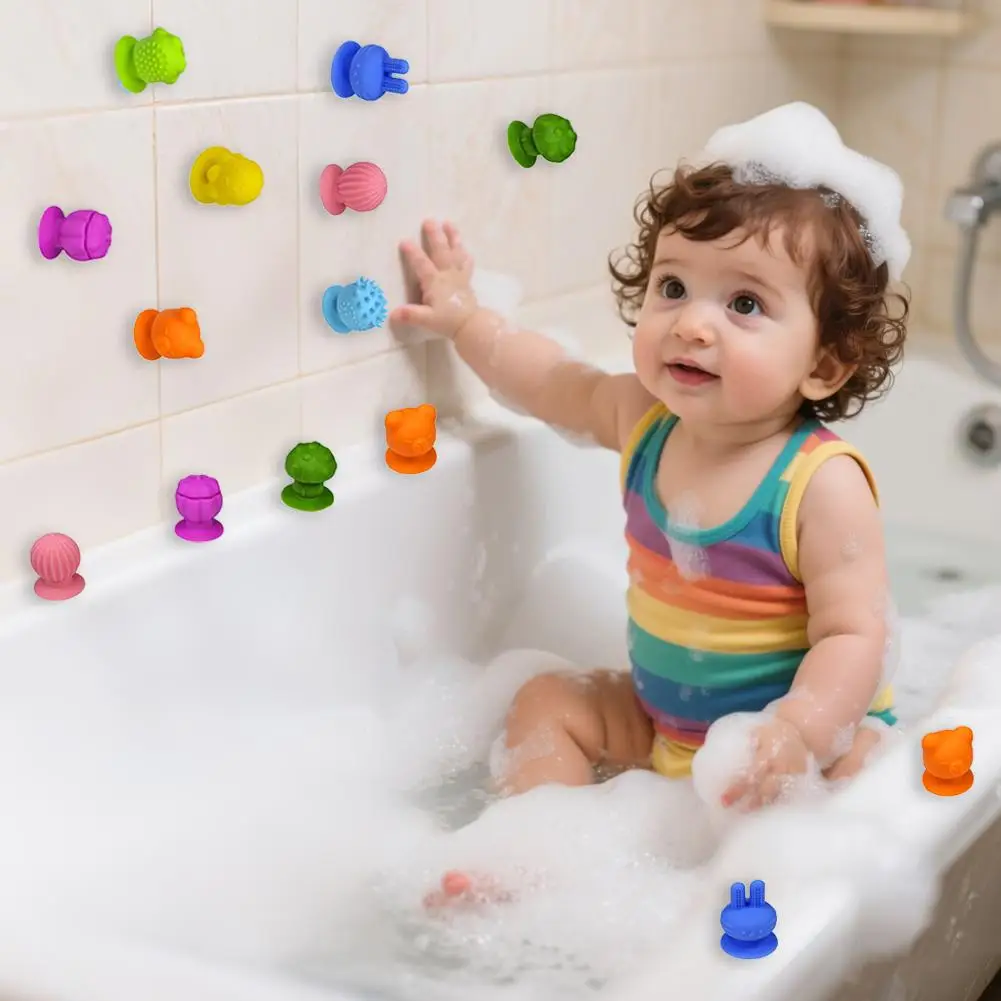 Baby Sucker Bath Toys Autism Calming Relief Sensory Toys Suction Toys For Kids Fidget Stress Relief Gifts Creative Ideal