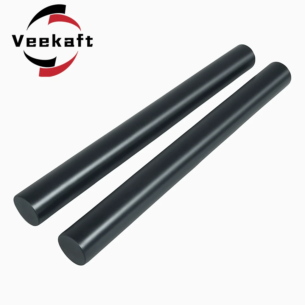 1PC Veekaft Linear Optical Axis, AWMP M6 M8 M10 M12 M16 Aluminum Alloy Round Bar, Optical Rod Piston, Solid Chrome-plated Rod