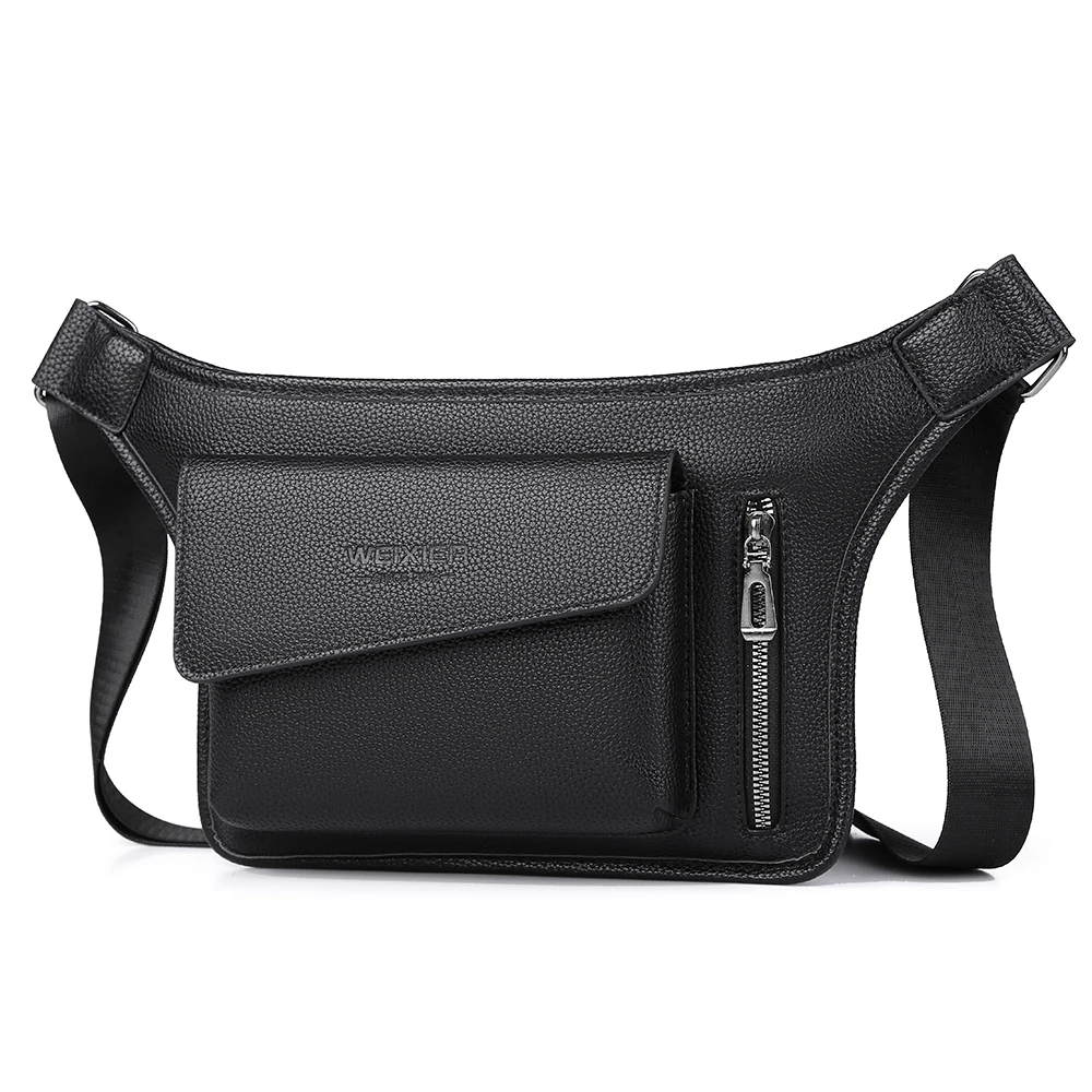 2025 New Men's Senior Designer Waterproof Large Capacity Leather Cross Shoulder Bag Wear resistant Small Shoulder Bag