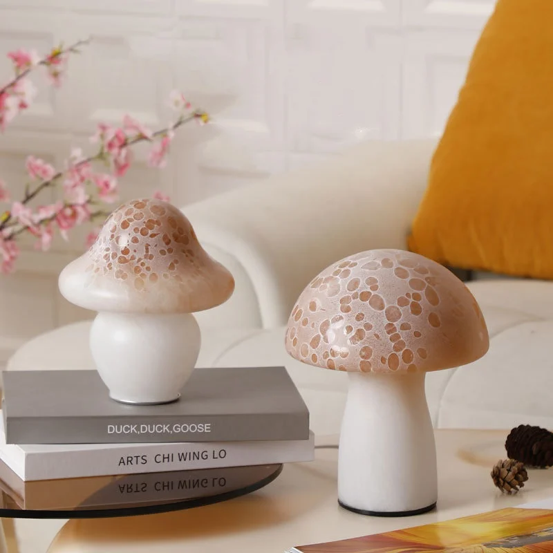 

New Bedside Mushroom Lamp Bedroom Living Room Study Dream Lamp Atmosphere Decorative Lamp