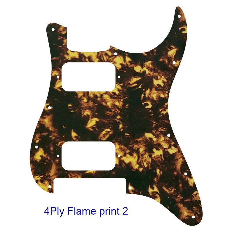 Fei Man Custom Parts For US,11 Screw Holes,Strat Floyd Rose,Tremolo Bridge,Guitar Pickguard, Blank with HH Pickups,Scratch Plate