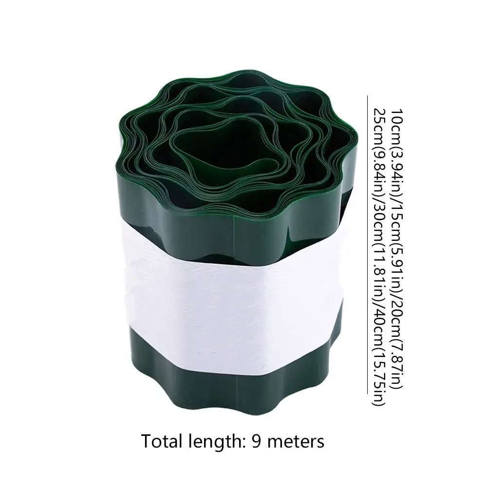 Bendable Plastic Garden Fence Moisture-resistant Cuttable Corrugated Fence Weatherproof Lawn Border Fence Backyard