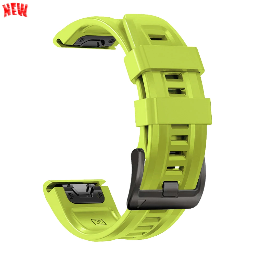 22 mm 26 mm sport siliconen band voor Garmin Enduro/Epix Descent G2 Tactix 8 Forerunner 970/Fenix 7X/7 8 PRO 8x QuickFit horlogeband