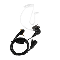 Applicable to walkie-talkie MTH600 MTH650 PTT Air Tube Earpiece Mic Headset for Motorola Radio MTH850 MTP850 MTS850 MTH800