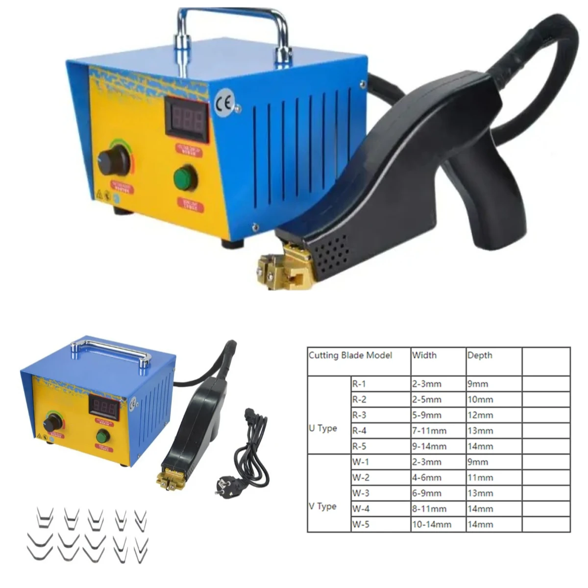 Car Truck Tire Regroover 1000W Digital Control Rubber Grooving Engraving Electric Rubber Cutting Power Machine