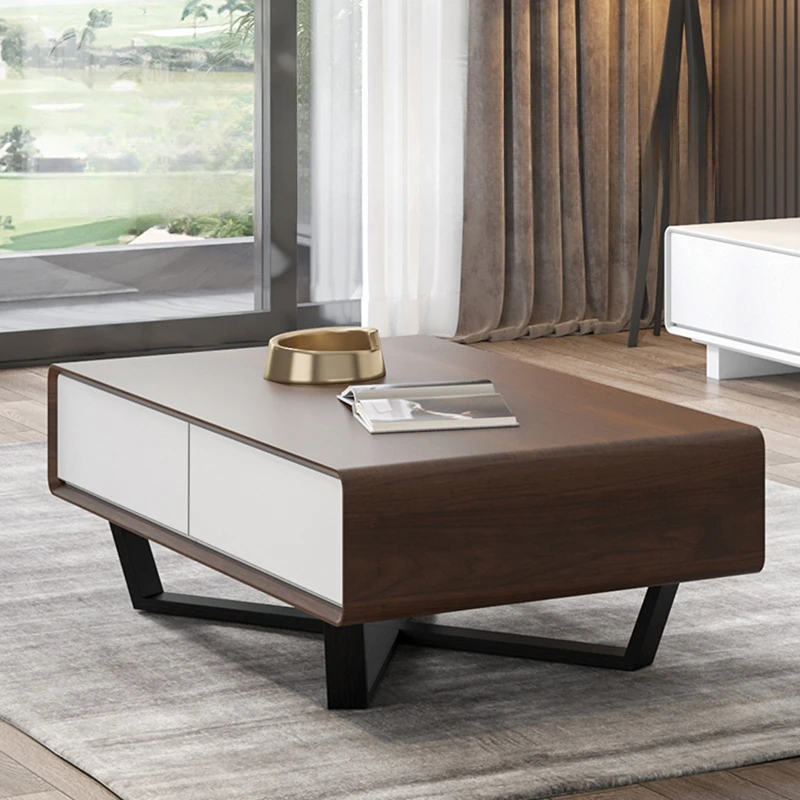 Chá de mesa pequena retangular