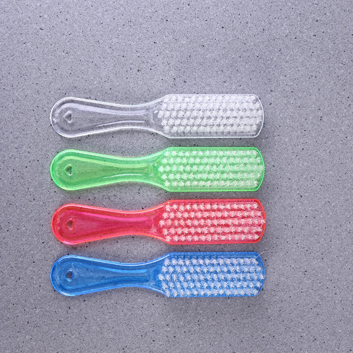 

4pcs Brushes Plastic Durable Small Lightweight Home Travel Shoes Shoes Cleaning Brush Clothes Scrubbing Soft Toilet