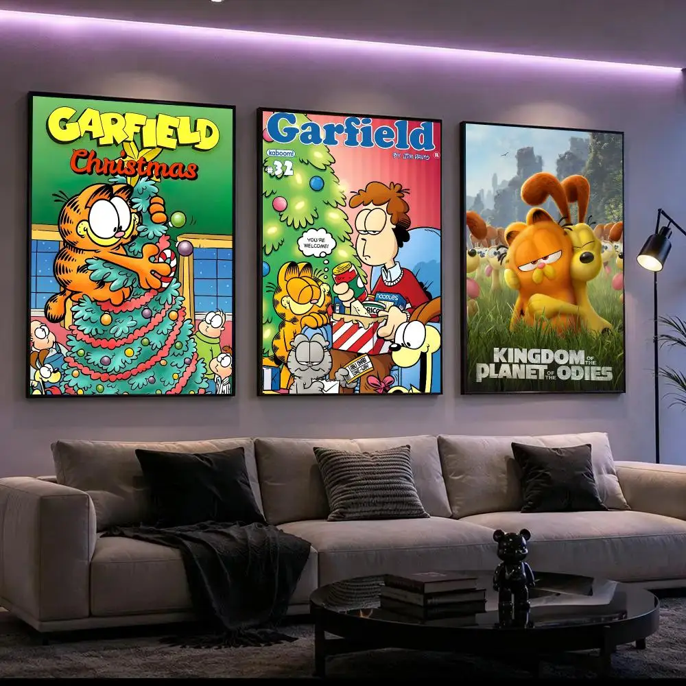 Anime G-Garfield Poster HD Waterproof Self-Adhesive Wall Art – Multi-Scene Use, Top Gift Pick