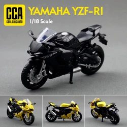 1/18 Yamaha YZF-R1 giocattolo moto pressofuso in metallo modello di veicolo in miniatura 1:18 Super Racing Collection regalo per bambini ragazzi bambino