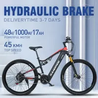 RANDRIDE E-bike 1000W 27.5-inch Electric bike Aluminum alloy full suspension ebike 48V 17AH lithium battery