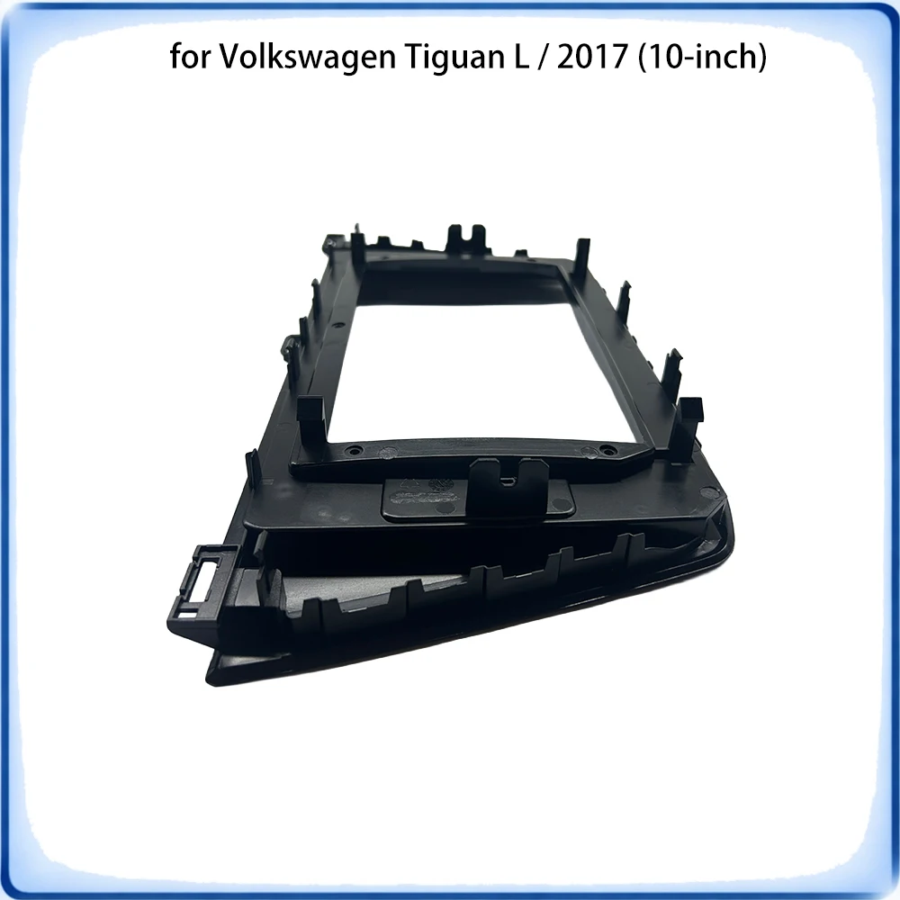 Car Radio Fascia Frame For VW Tiguan L 2017-2018 10 inch Stereo Panel Canbus Wiring Harness