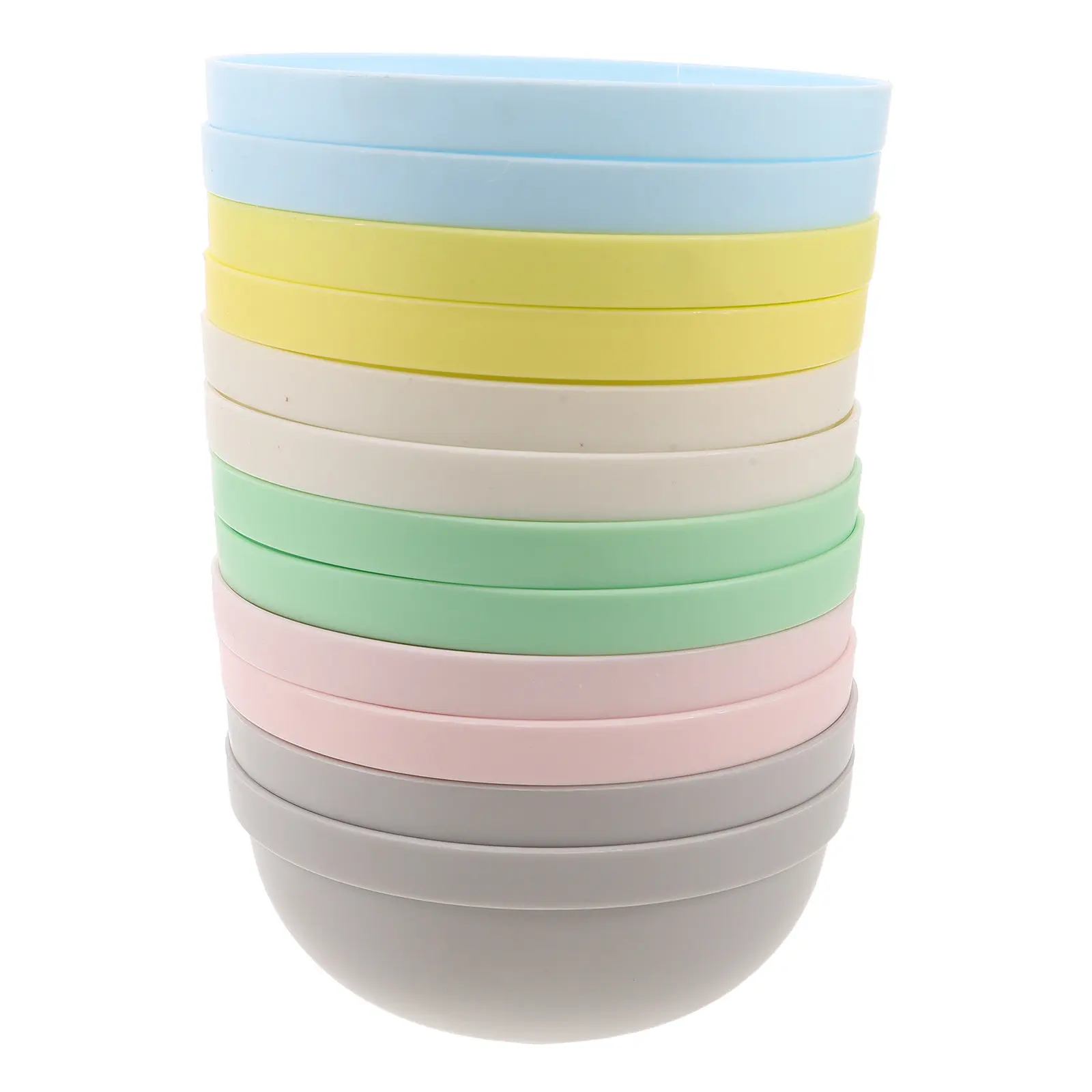 

12pcs Baby Feeding Bowls Colorful Toddler Food Bowls Set For Infant Weaning Snack Fruit Pasta Serving Lightweight Plastic
