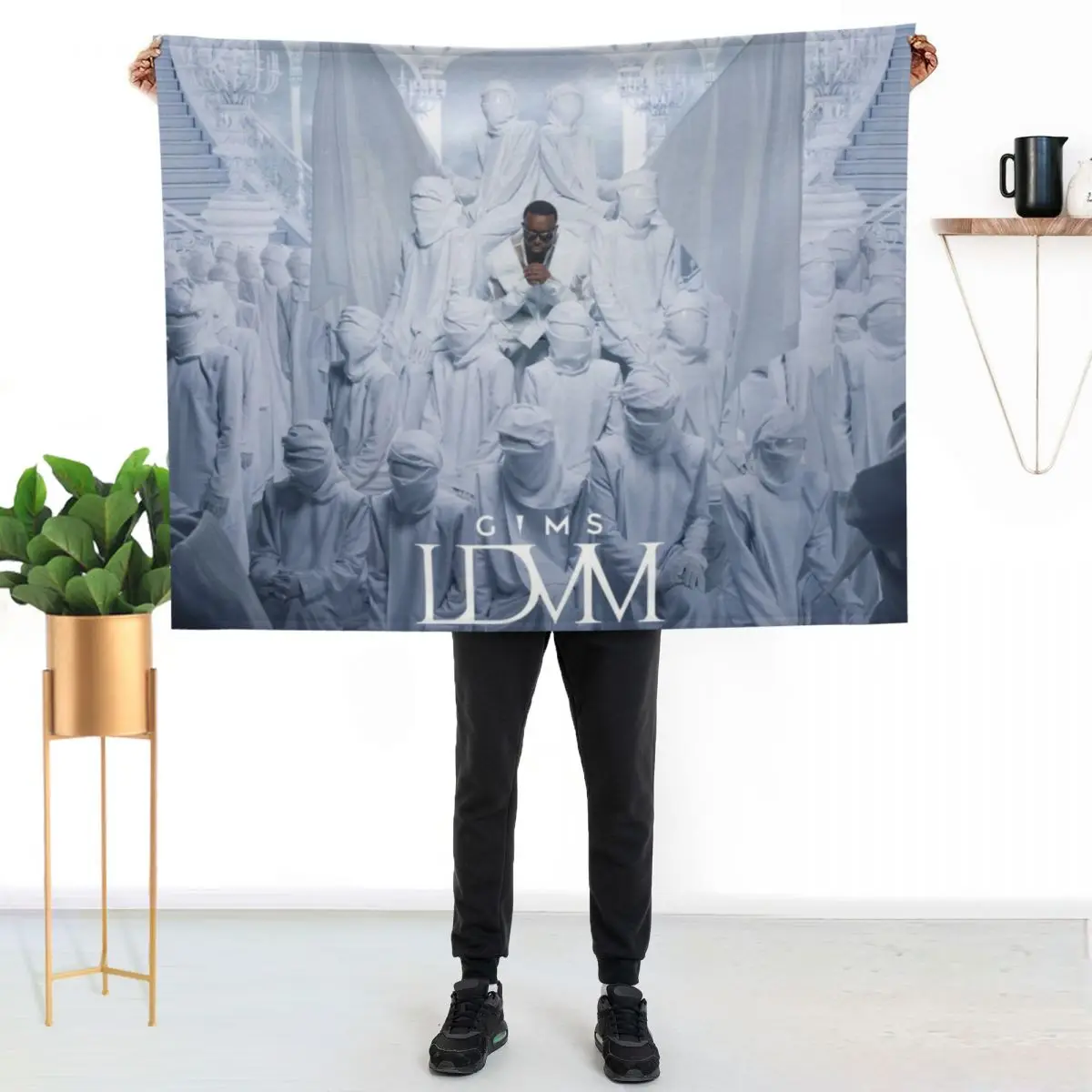 GIMS LDVM SYMPHONY Throw Blanket Weighted bed plaid Multi-Purpose Tourist Fashion Sofas Hairy Blankets
