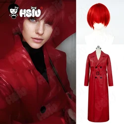 Mr Scarletella Cosplay Costume Wig Fiber synthetic wig「HSIU 」Red Wig Red Trench Coat Homicipher Scarletella Cosplay Costume Wig