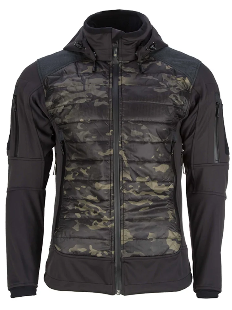 Yakeda roupas esportivas ao ar livre jaqueta de caça à prova dwaterproof água caminhadas camo uniforme tático engrenagem treinamento casaco tático jaqueta masculina